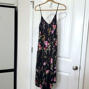 Callie Mac Womans Floral Boho Romper, LARGE